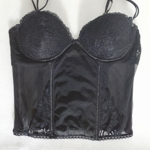 Corset top lace bustier